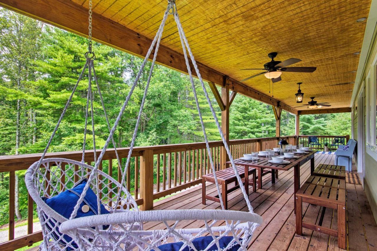 Home With Deck, Swings, Game Rm-8Mi To Asheville Fairview Exterior photo